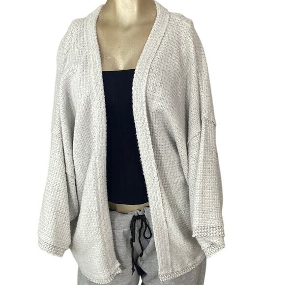 Maeve Anthropologie Medium Sweater Open Bubble Cardigan Cozy Oversized - Picture 1 of 7